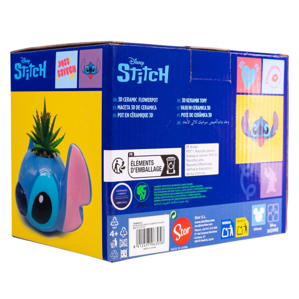 Disney Lilo & Stitch 3D Blumenvase (2025) | Keramik Dekofigur Stor S.L. | hoppla-stuff.de